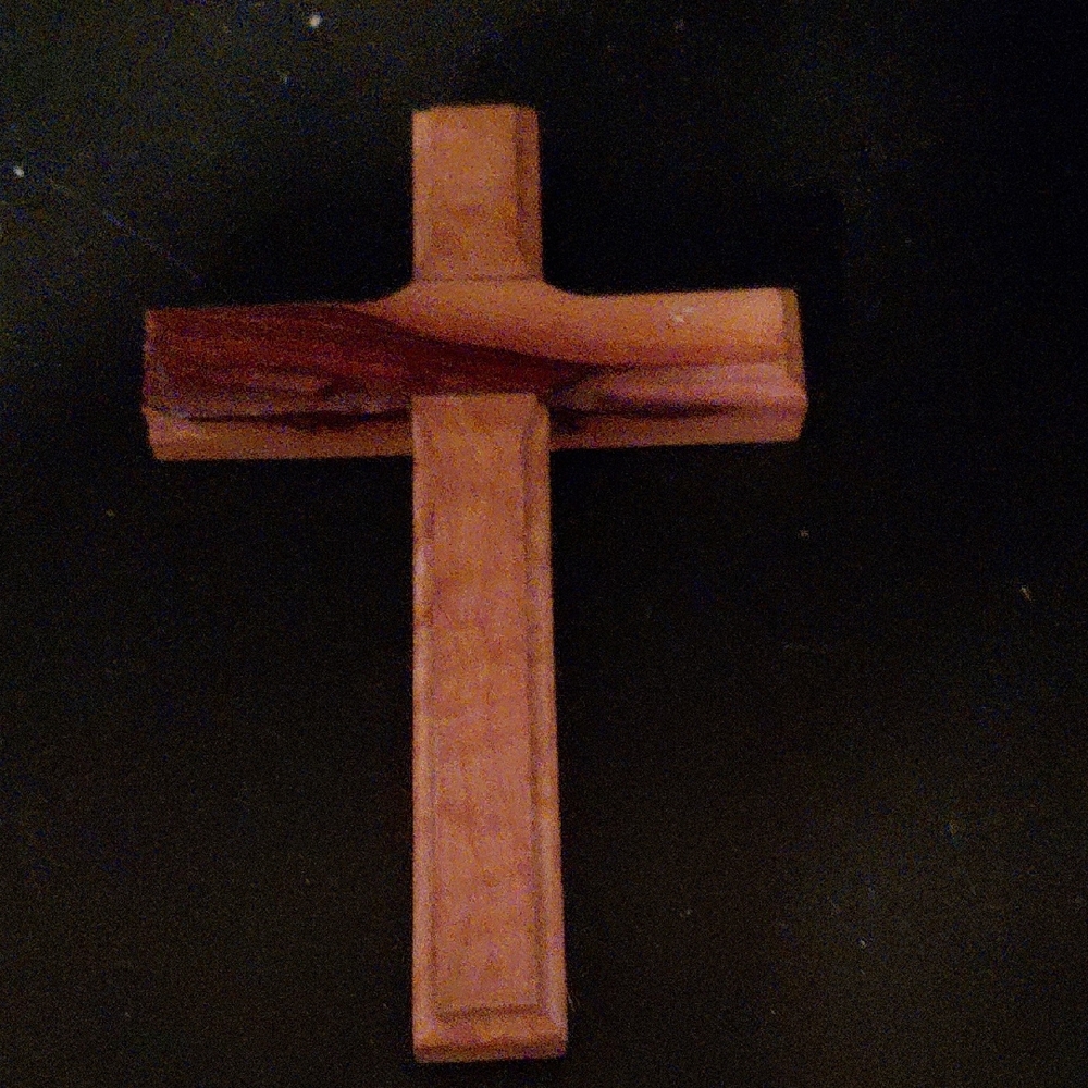 Handmade Wooden Cross From Jerusalwm